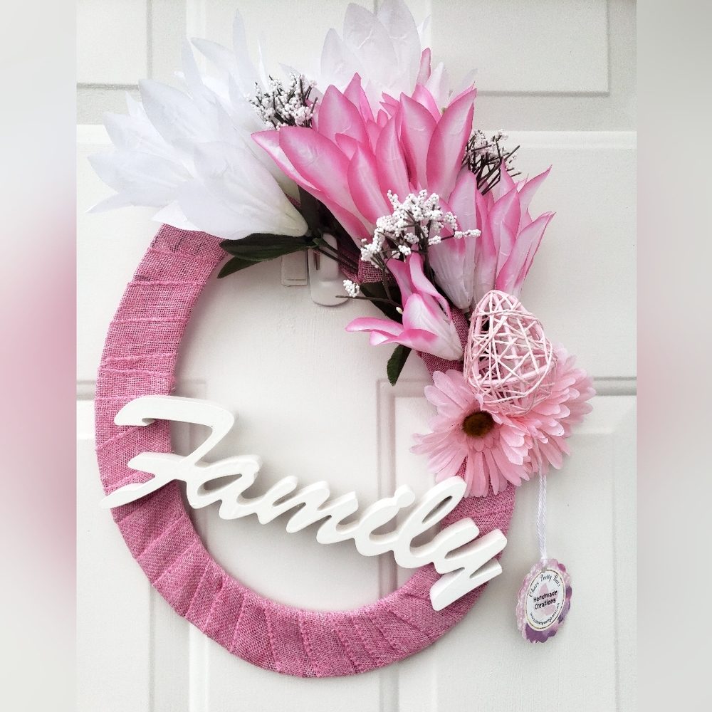 Handmade Weather Resistant Easter Spring Wreath